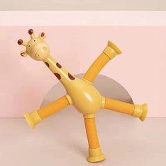 (🎁2024-Weihnachten Heißer Verkauf🎁)🔥 50% Rabatt🔥Teleskopische Saugnapf Giraffe Spielzeug